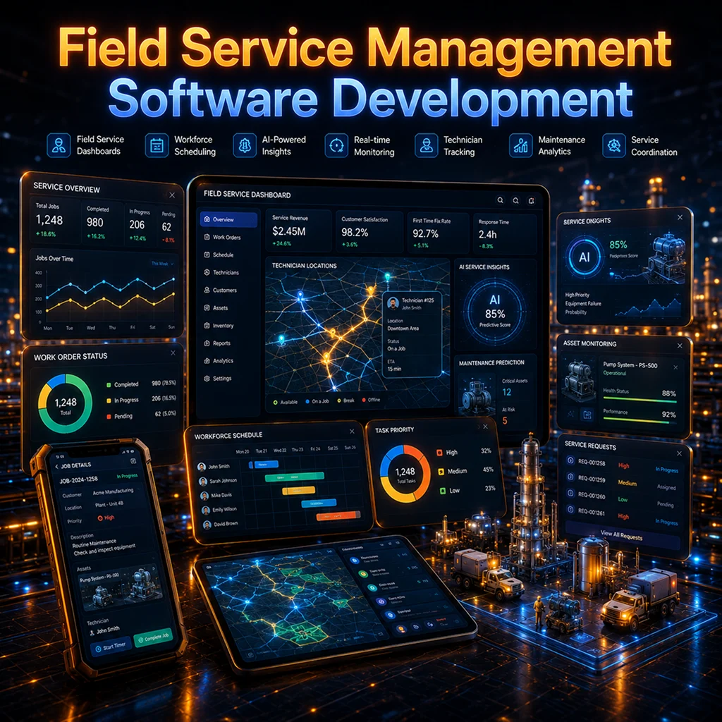 Field service management software services